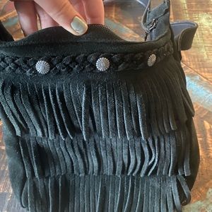 Black MinneTonka purse